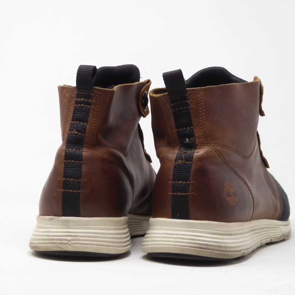 Timberland Mens Killington Chukka Boots Brown Navy A1IX4 Size 14